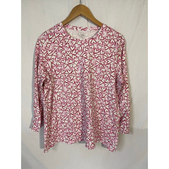 Kim Rodgers xxl womens AOP heart shirt - Picture 1 of 3